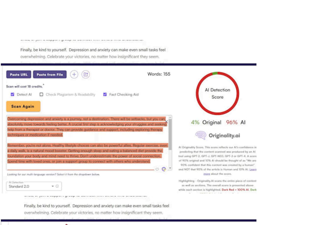 proofread ai content, humanize ai content and edit ai blogs